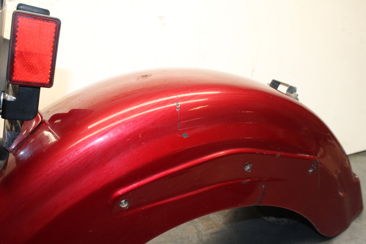 03-08 KAWASAKI VULCAN 1600 REAR BACK WHEEL FENDER MUD GUARD BB754