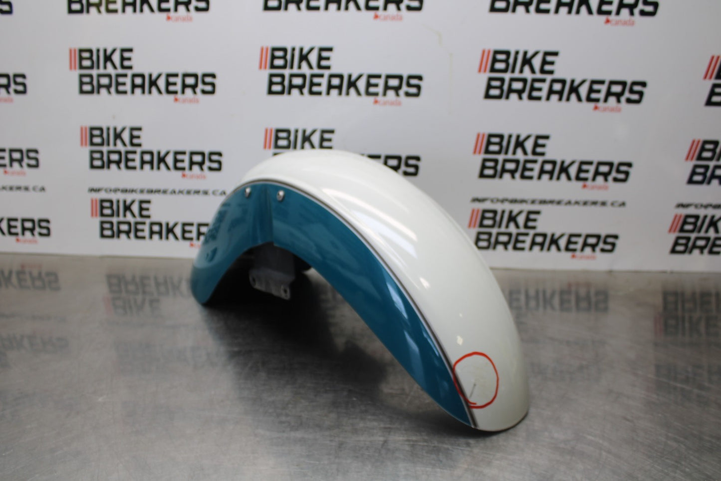 08 KAWASAKI VULCAN 900 FRONT WHEEL FENDER BB184