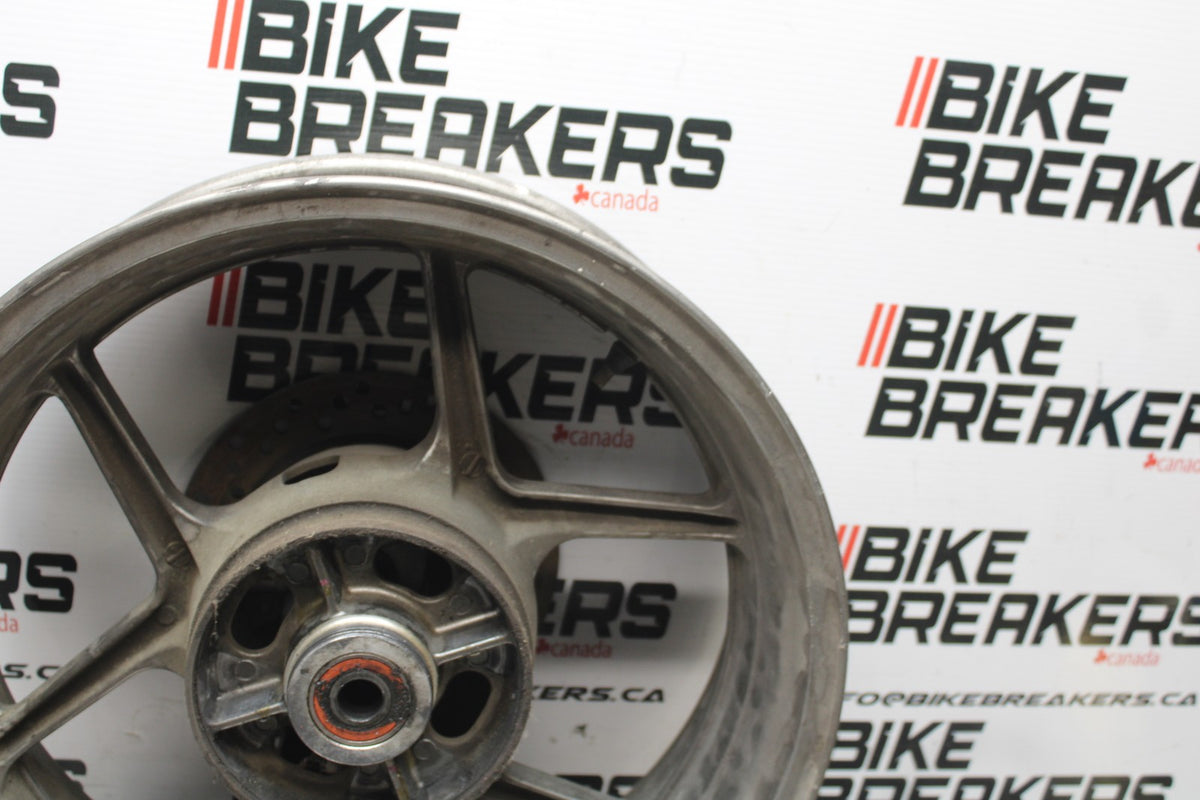 06 KAWASAKI Z750 REAR WHEEL BACL RIM & ROTOR BB837