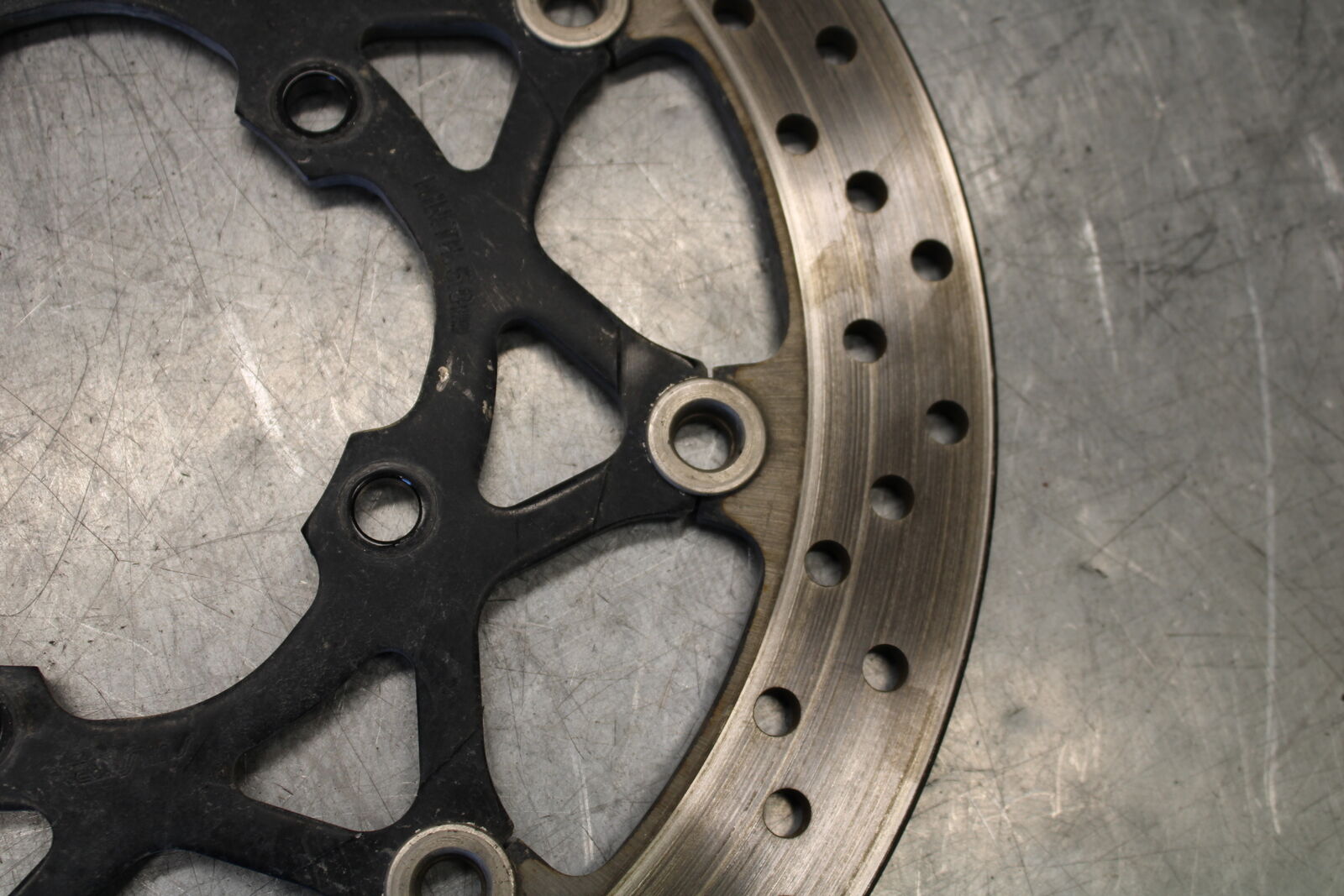 06-07 SUZUKI GSXR 600 FRONT LEFT RIGHT BRAKE ROTORS DISCS BB243