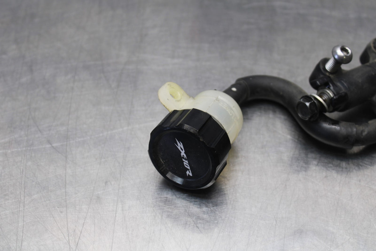 08 KAWASAKI NINJA ZX10R REAR BACK BRAKE MASTER CYLINDER W RESERVOIR BB201
