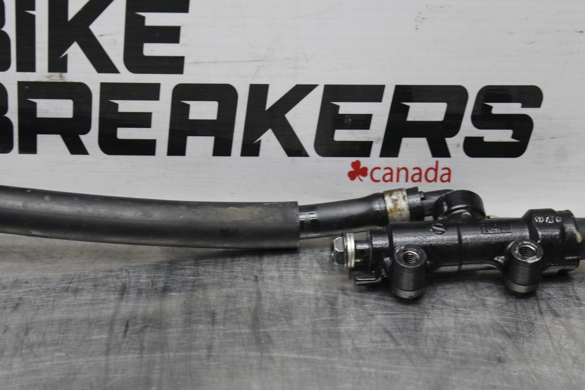 09 KAWASAKI NINJA 250R REAR BACK BRAKE MASTER CYLINDER W RESERVOIR BB824