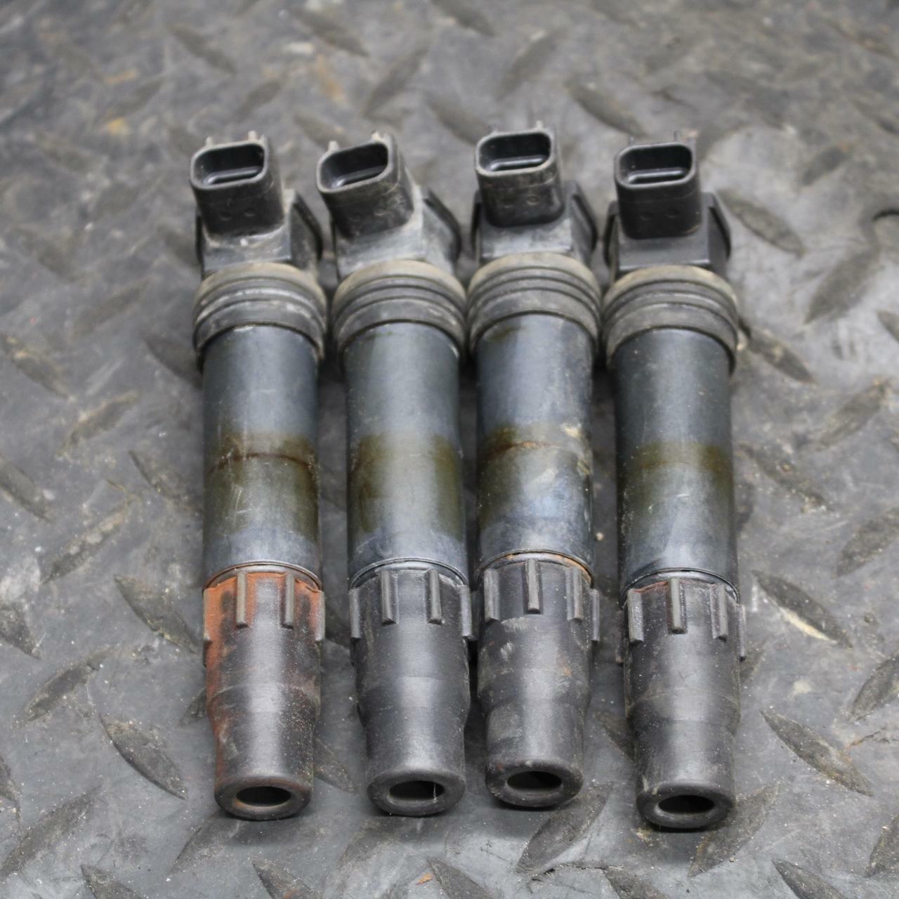 03-04 HONDA CBR600RR IGNITION COILS COIL SPARK PLUG CAPS BB218