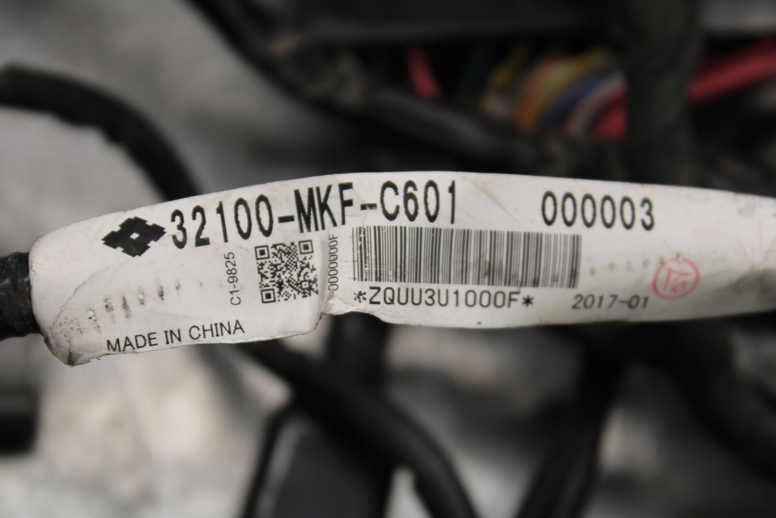 17-21 HONDA CBR1000RR SP MAIN ENGINE WIRING HARNESS MOTOR WIRE LOOM BB681