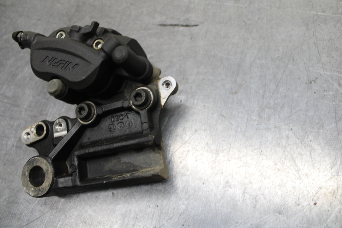 24 KAWASAKI NINJA 500 ABS REAR BACK BRAKE CALIPER W MOUNT BRACKET BB744