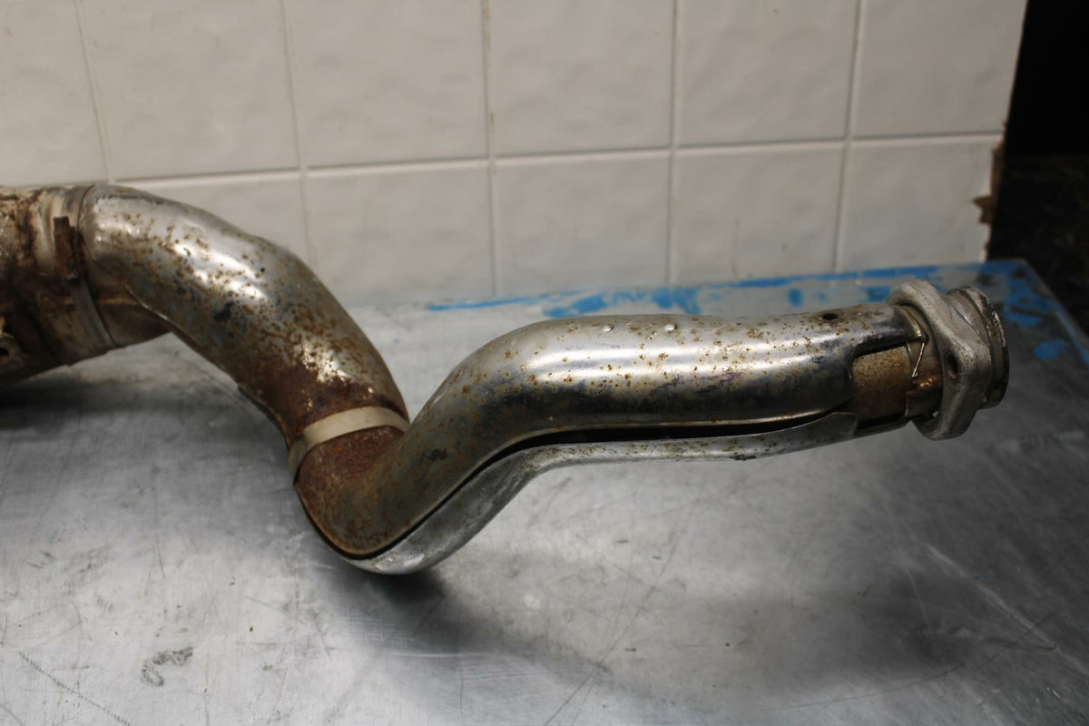 85 YAMAHA RZ500 EXHAUST PIPE MUFFLER SLIP ON CAN SILENCER BB27
