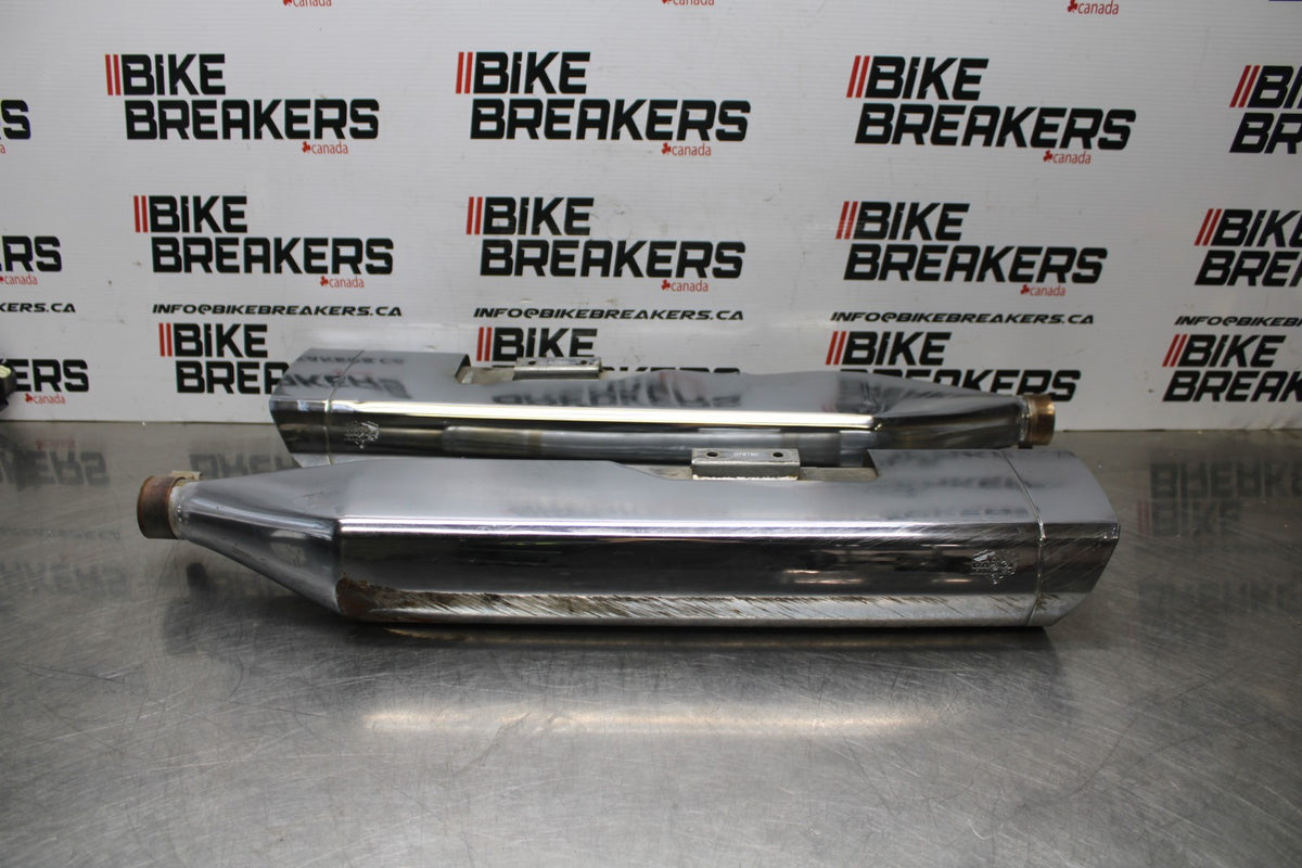 08 HARLEY-DAVIDSON ELECTRA GLIDE POLICE EFI FLHTPI VANCE&HINES PIPES  BB816