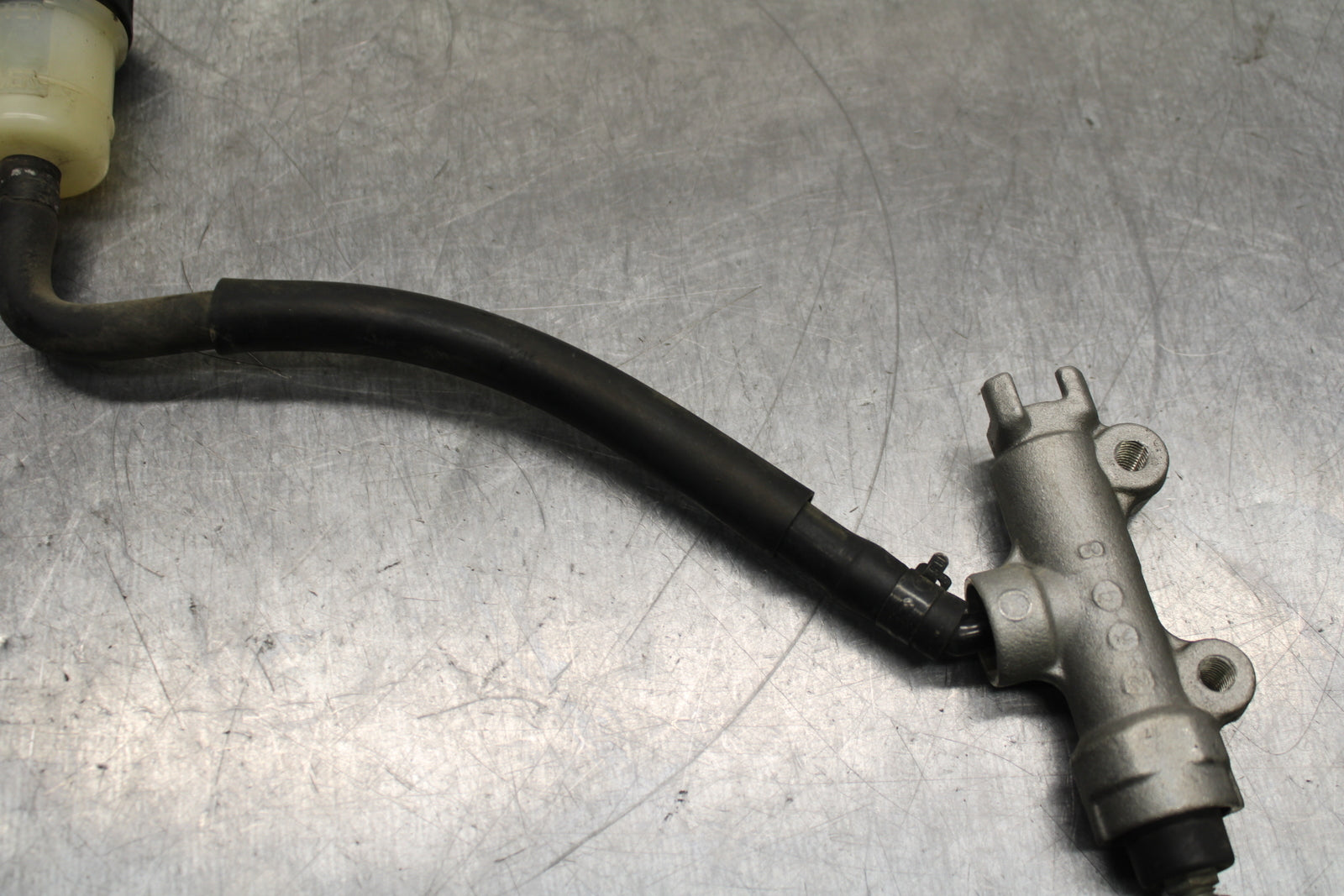 12-13 KAWASAKI Z1000 REAR BACK BRAKE MASTER CYLINDER W RESERVOIR BB743