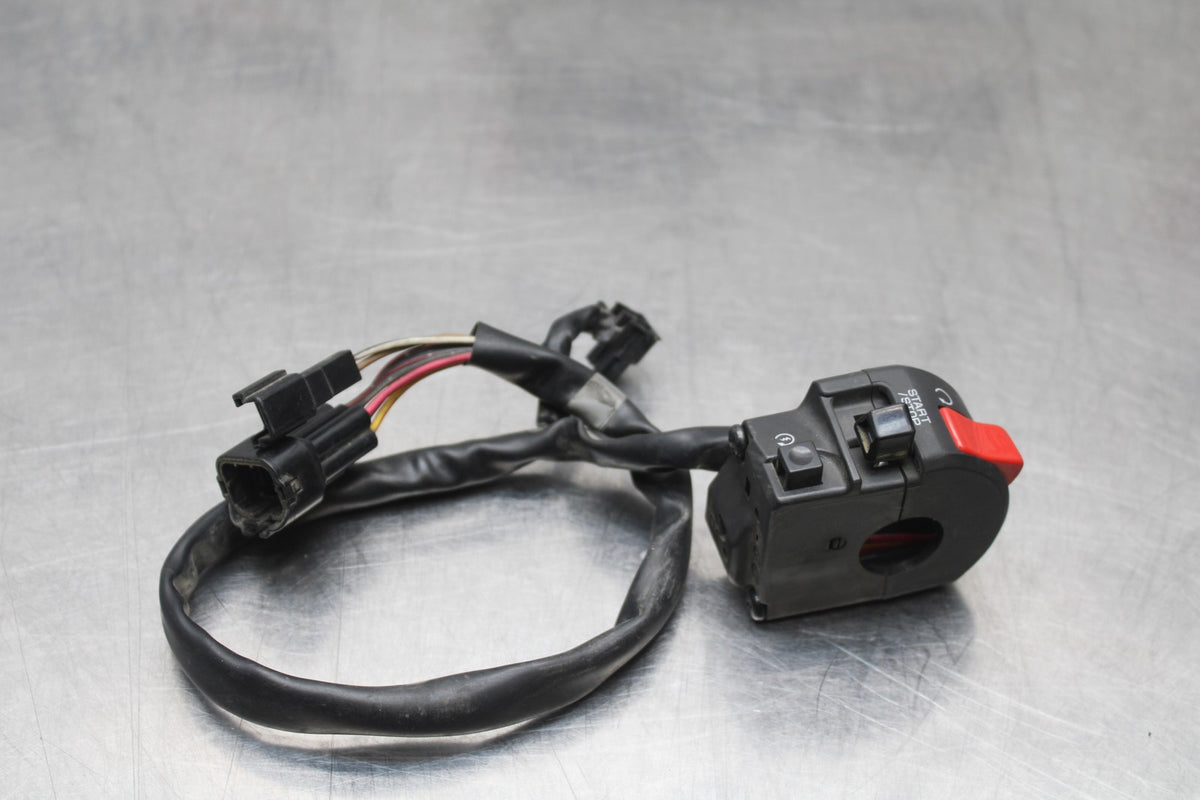 07-08 KAWASAKI NINJA ZX6R RIGHT CLIP ON HANDLE KILL OFF START SWITCHES  BB199