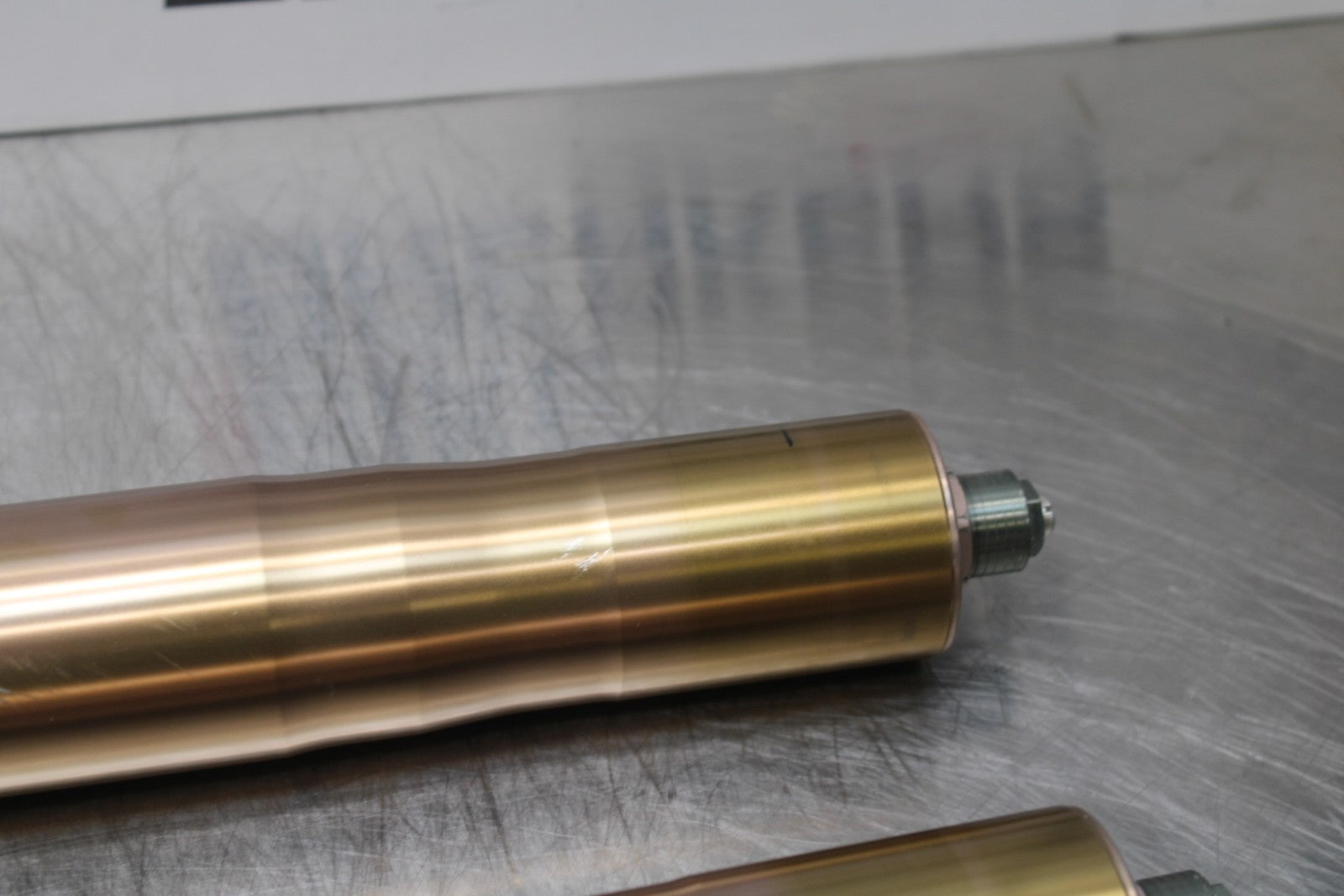 08 KAWASAKI NINJA ZX10R FRONT FORKS SHOCK SUSPENSION SET PAIR BB201