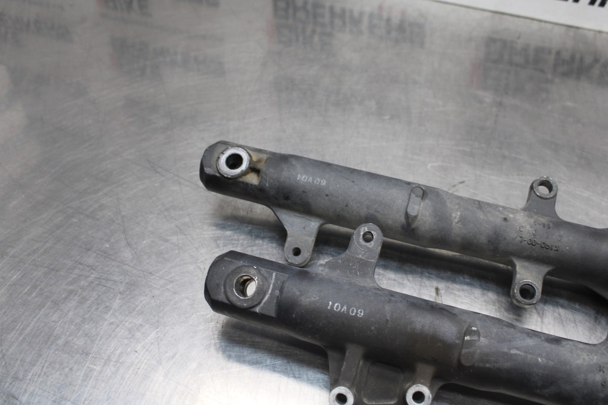 09 KAWASAKI NINJA 250R FRONT FORKS SHOCK SUSPENSION SET PAIR BB824