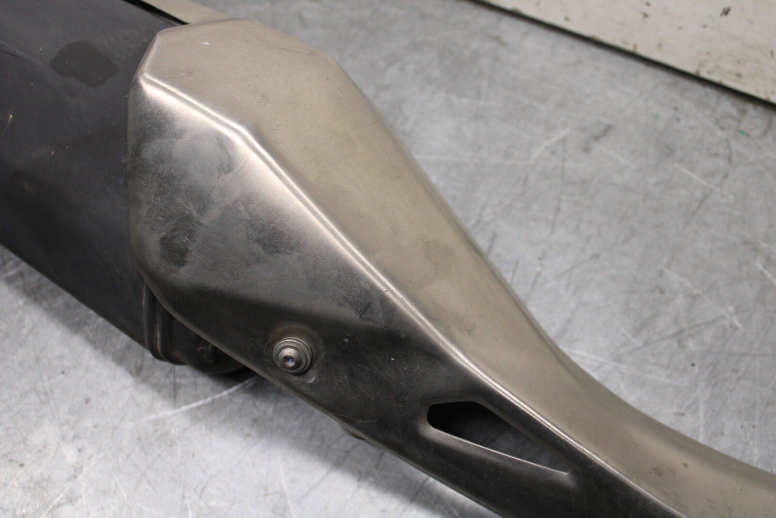 19-22 KAWASAKI Z400 EXHAUST PIPE MUFFLER SLIP ON CAN SILENCER BB708