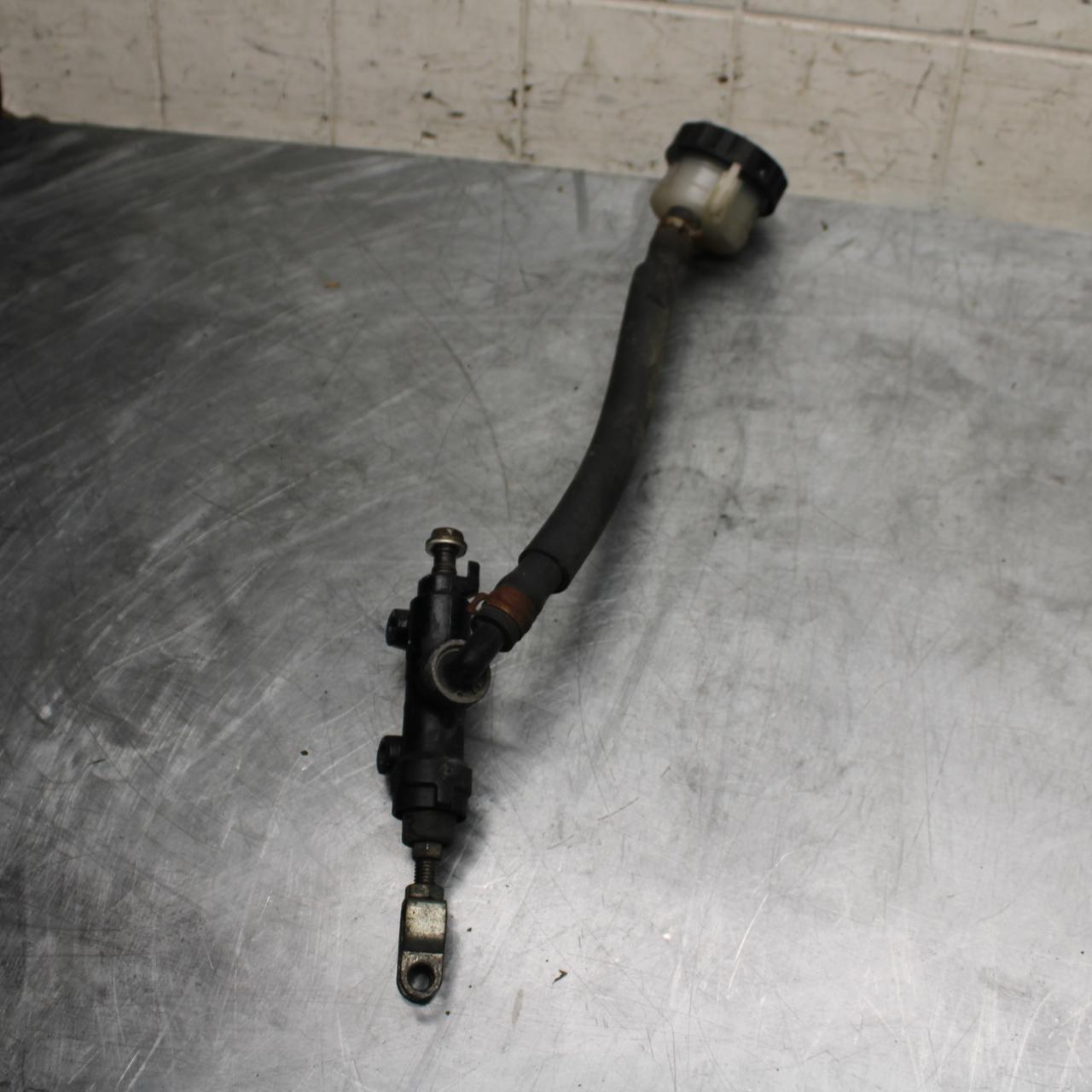 08-12 KAWASAKI NINJA 250R EX250J REAR  BRAKE MASTER CYLINDER W RESERVOIR BB496