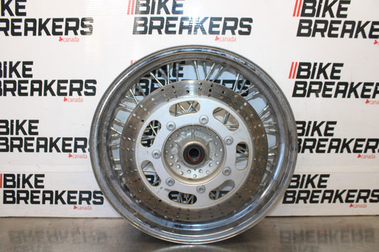 97 KAWASAKI VULCAN 1500 VN1500D CLASSIC FRONT WHEEL FRONT RIM & ROTOR BB936