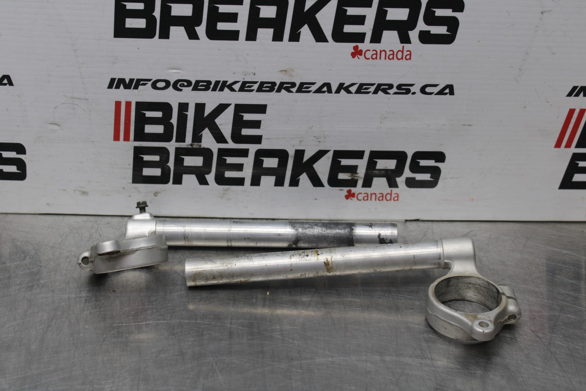01-02 SUZUKI GSXR1000 LEFT RIGHT CLIP ON ONS HANDLEBARS PAIR SET BB820