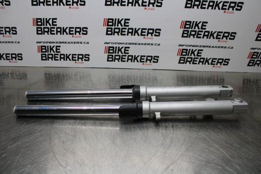 08 MOTO GUZZI BREVA 750 FRONT FORKS SHOCK SUSPENSION SET PAIR BB154