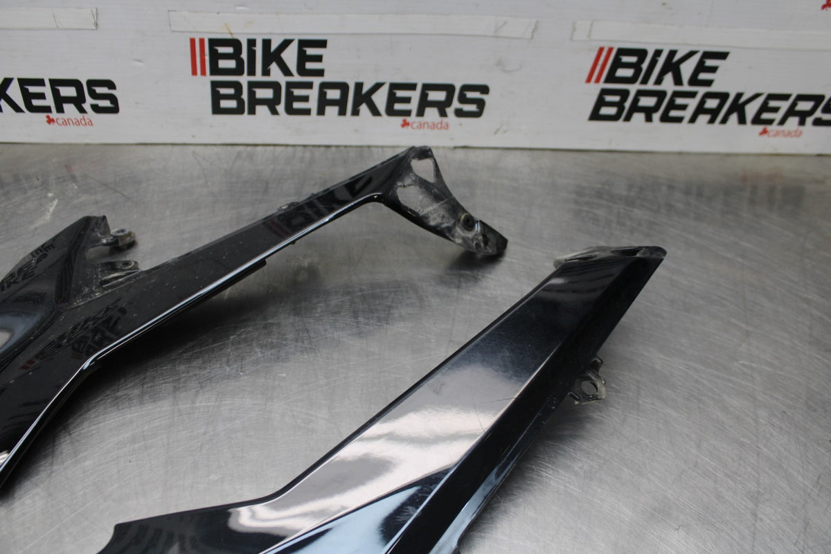 23 KAWASAKI NINJA 650 EX650 RIGHT LEFT FRONT SIDE SEAT PANELS TRIMS COWL BB920