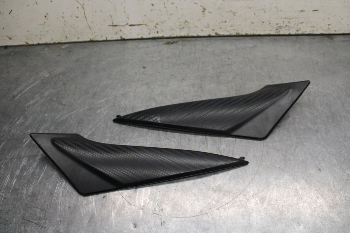 13 SUZUKI GSXR750 RIGHT LEFT GAS FUEL TANK PANELS COVERS TRIM SET COWLS BB110