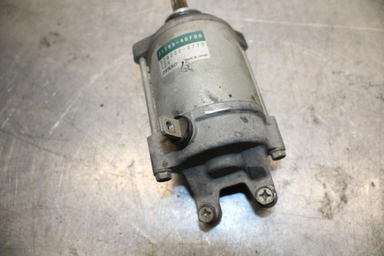 2002 Suzuki GSXR1000 ENGINE STARTING STARTER MOTOR -DC 12V 31100-40F00 BB73