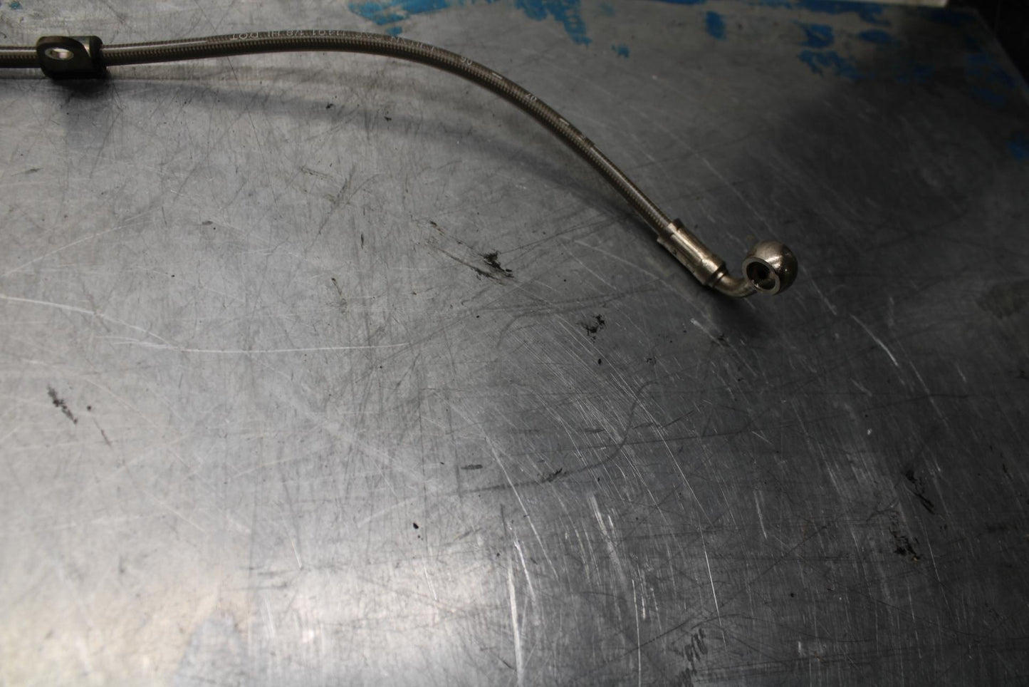 06-07 TRIUMPH DAYTONA 675 DAYTONA 675 BRAIDED REAR BACK BRAKE HOSE BB441