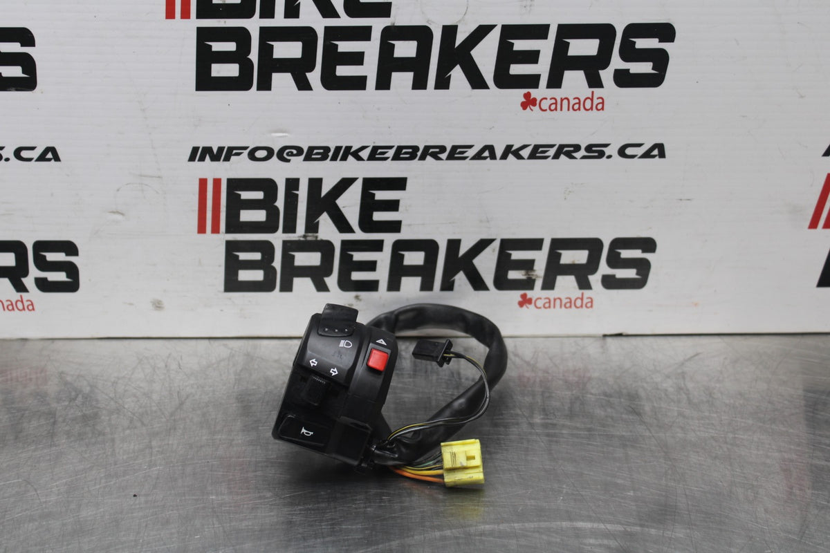 08-10 SUZUKI GSXR 600 LEFT CLIP ON HANDLE HORN SIGNALS SWITCH SWITCHES BB803