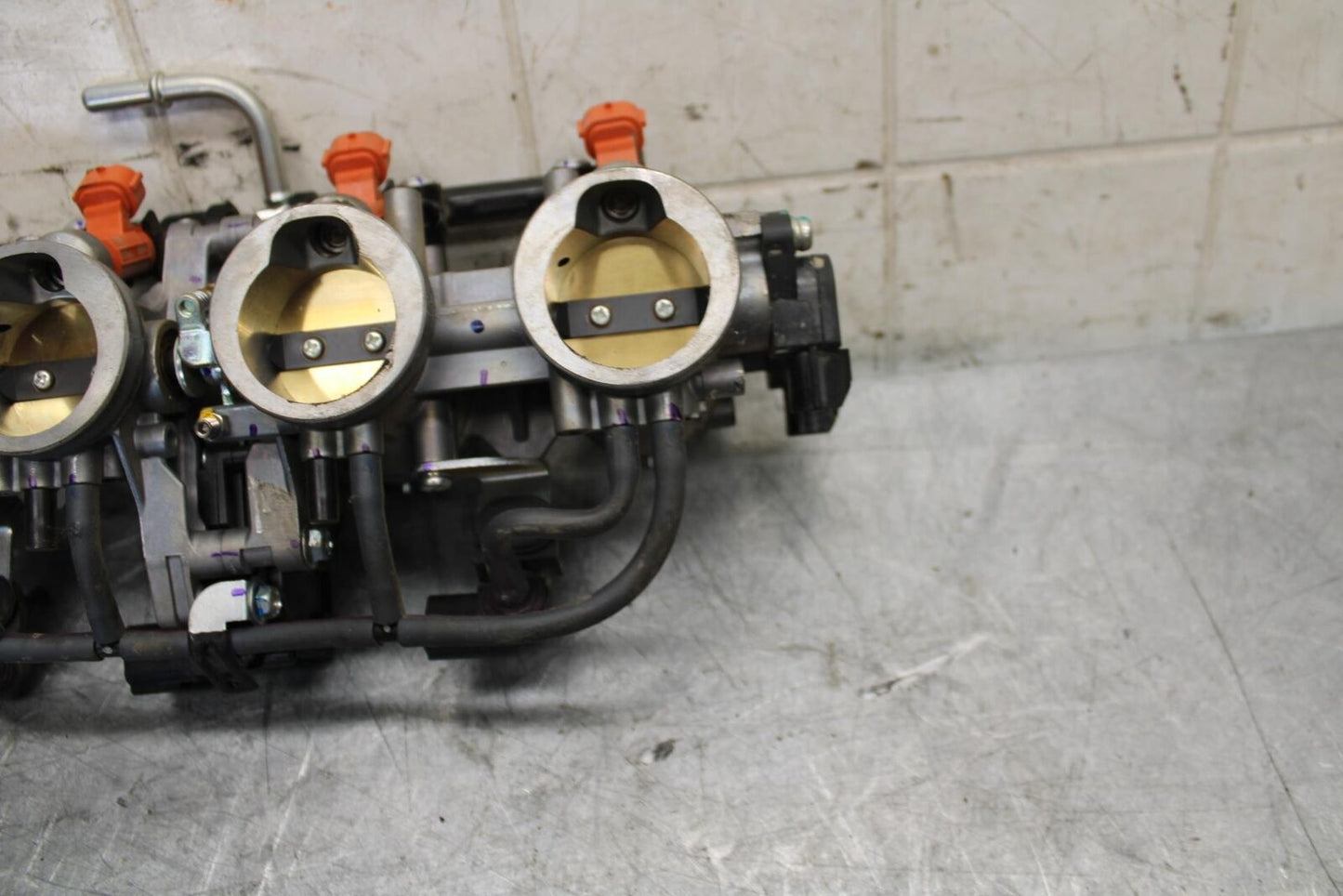 19-20 KAWASAKI NINJA ZX6R ZX636 MAIN FUEL INJECTORS / THROTTLE BODIES BB528