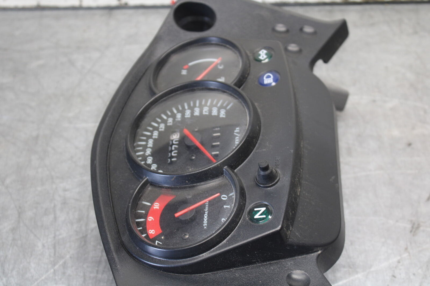 08-18 KAWASAKI KLR650 SPEEDO TACH GAUGE CLUSTER SPEEDOMETER TACHOMETER  BB707