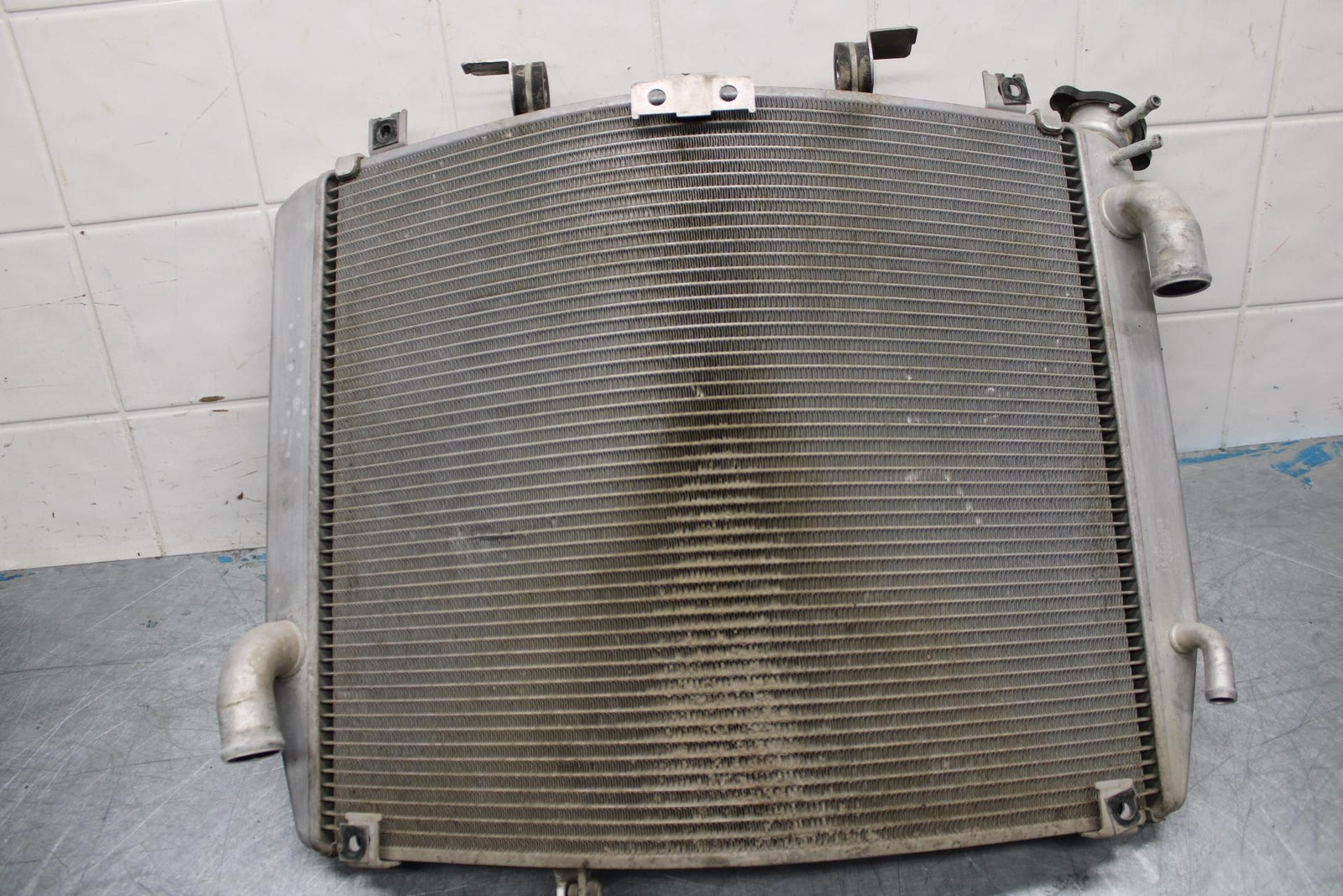 07-08 KAWASAKI CONCOURS 1400 ABS ENGINE RADIATOR MOTOR COOLER GUARD  BB449