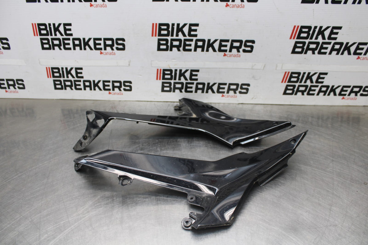 23 KAWASAKI NINJA 650 EX650 RIGHT LEFT FRONT SIDE SEAT PANELS TRIMS COWL BB920
