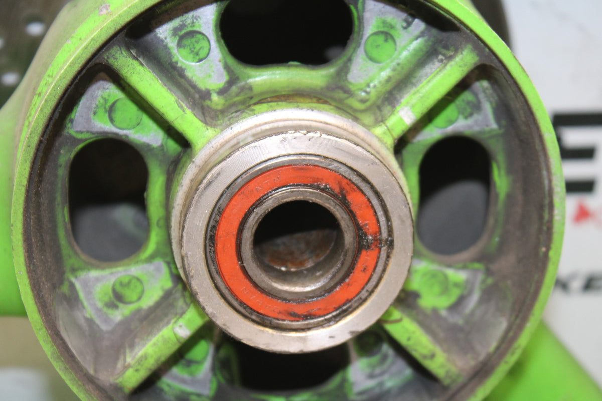98 KAWASAKI NINJA ZX6 REAR WHEEL BACK RIM & ROTOR BB870
