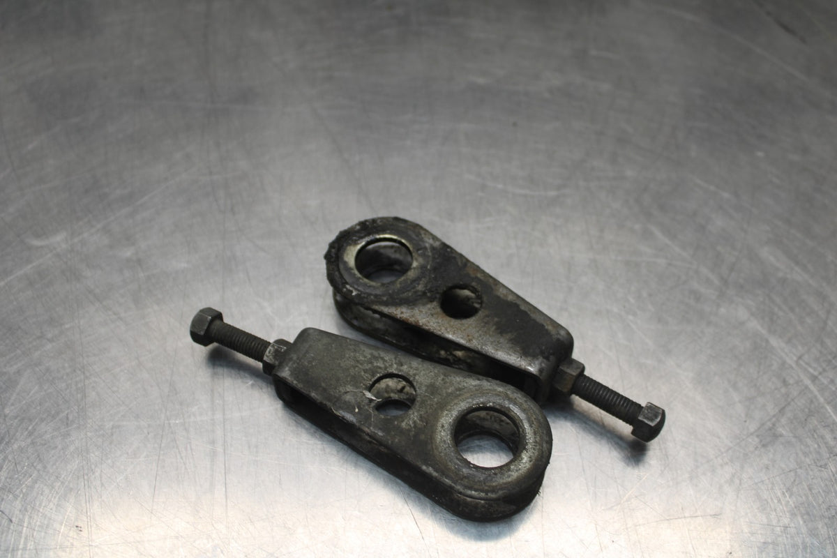 78-79 SUZUKI GS1000 SWINGARM CHAIN TENSIONER ADJUSTMENT BRACKETS  BB787
