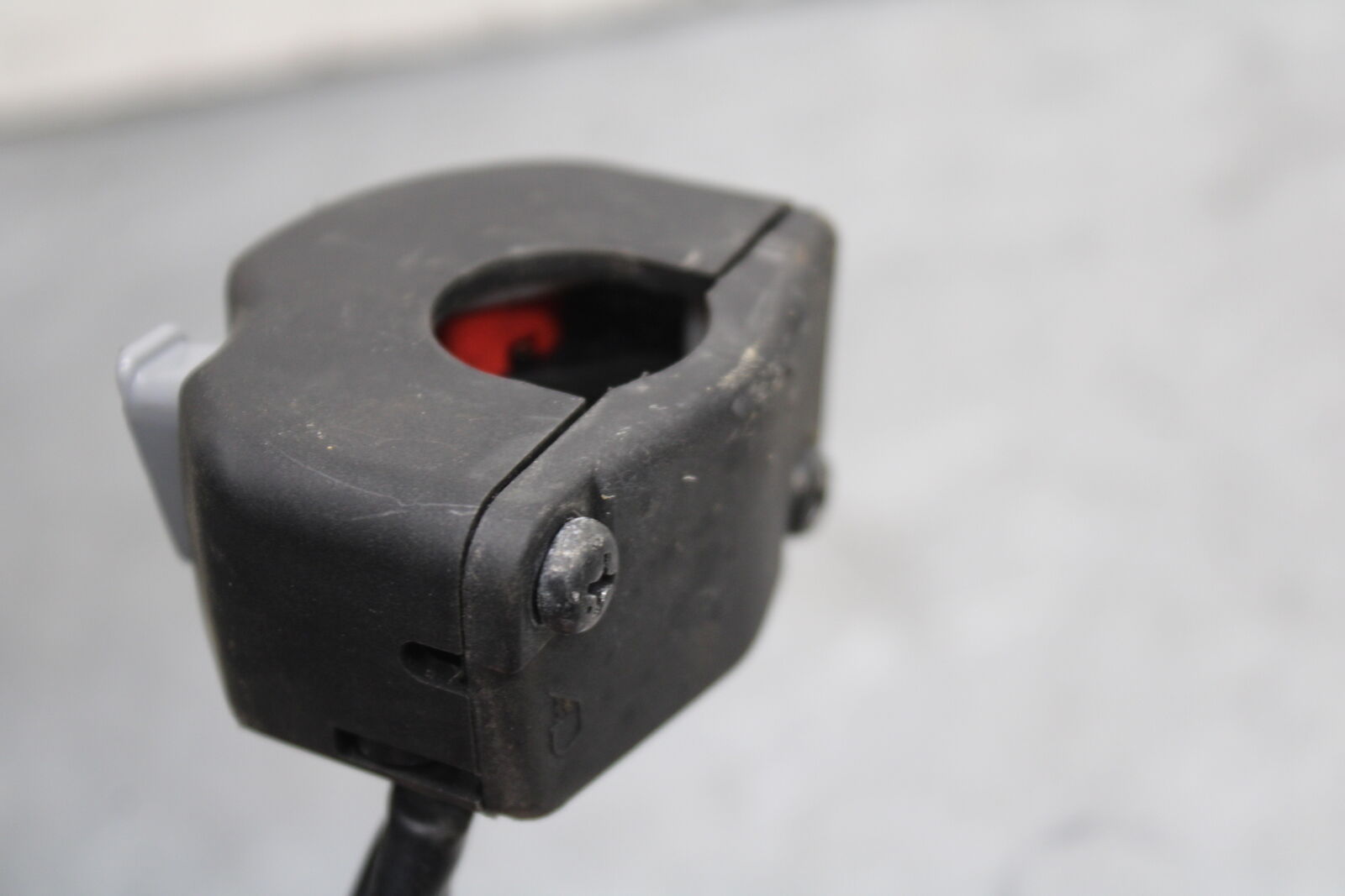 13-18 KAWASAKI NINJA ZX6R RIGHT CLIP ON HANDLE KILL OFF START SWITCH BB666