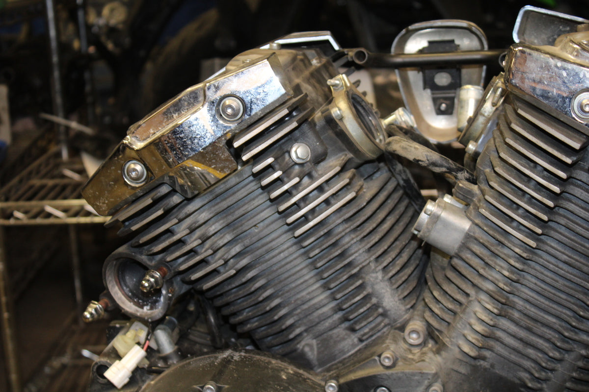 14-15 YAMAHA V STAR 1300 XVS1300CT TOURER ENGINE MOTOR BB722