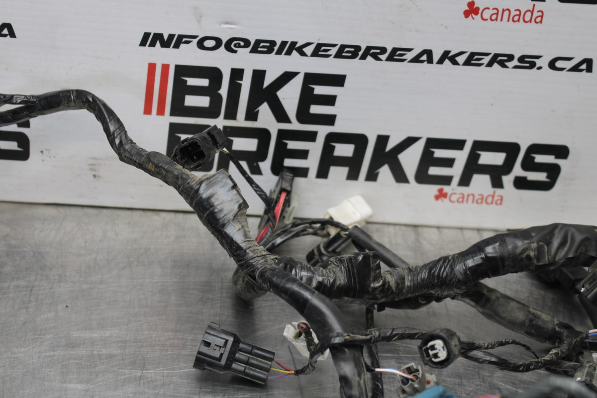 12-16 KAWASAKI NINJA 650 EX650F ABS MAIN ENGINE WIRING HARNESS WIRE LOOM  BB860