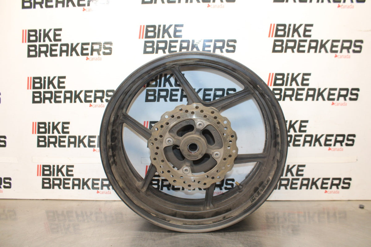 04-05 KAWASAKI NINJA ZX10R REAR WHEEL BACK RIM & ROTOR BB931