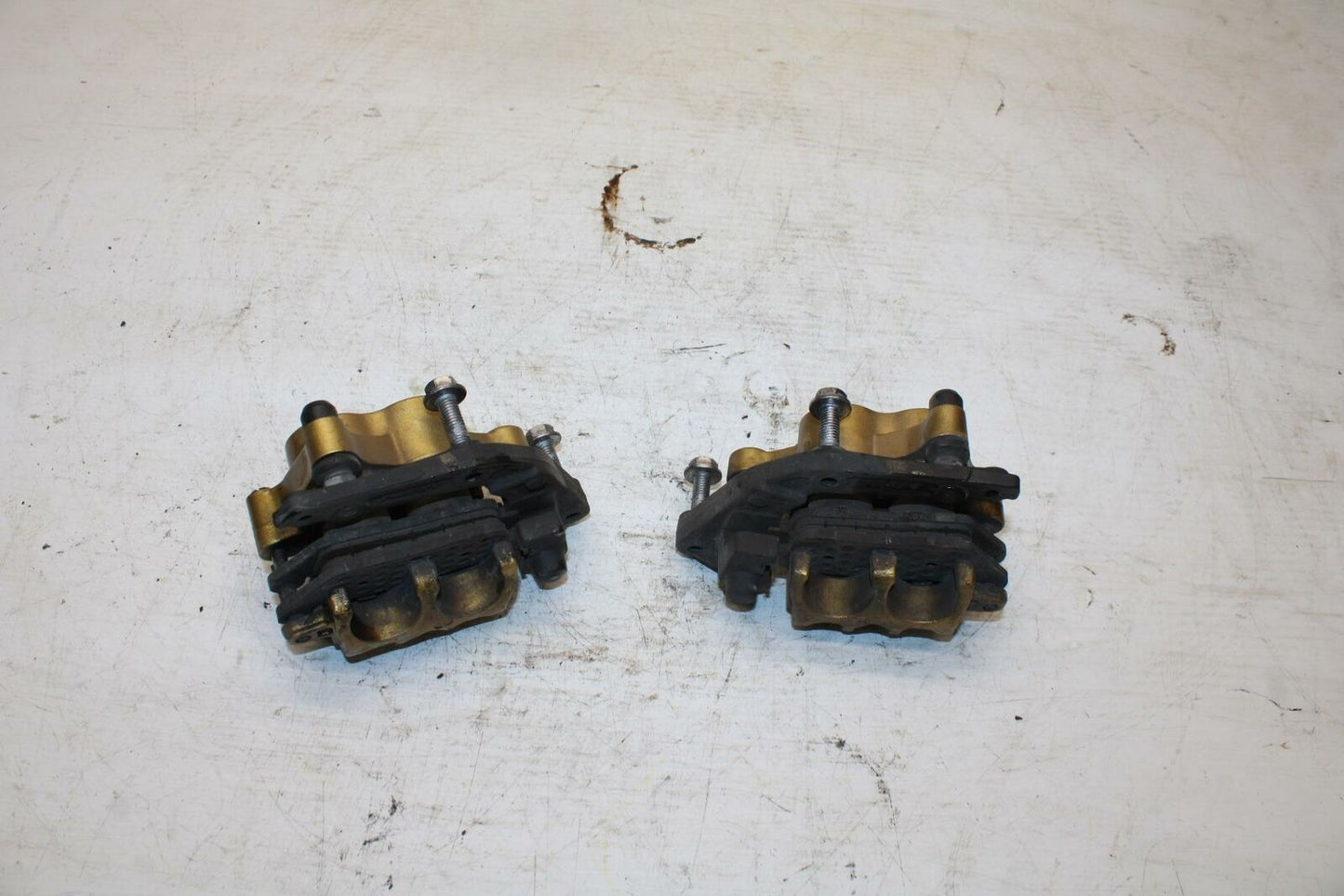 07-16 TRIUMPH STREET TRIPLE RIGHT LEFT FRONT BRAKE CALIPER SET PAIR BB361