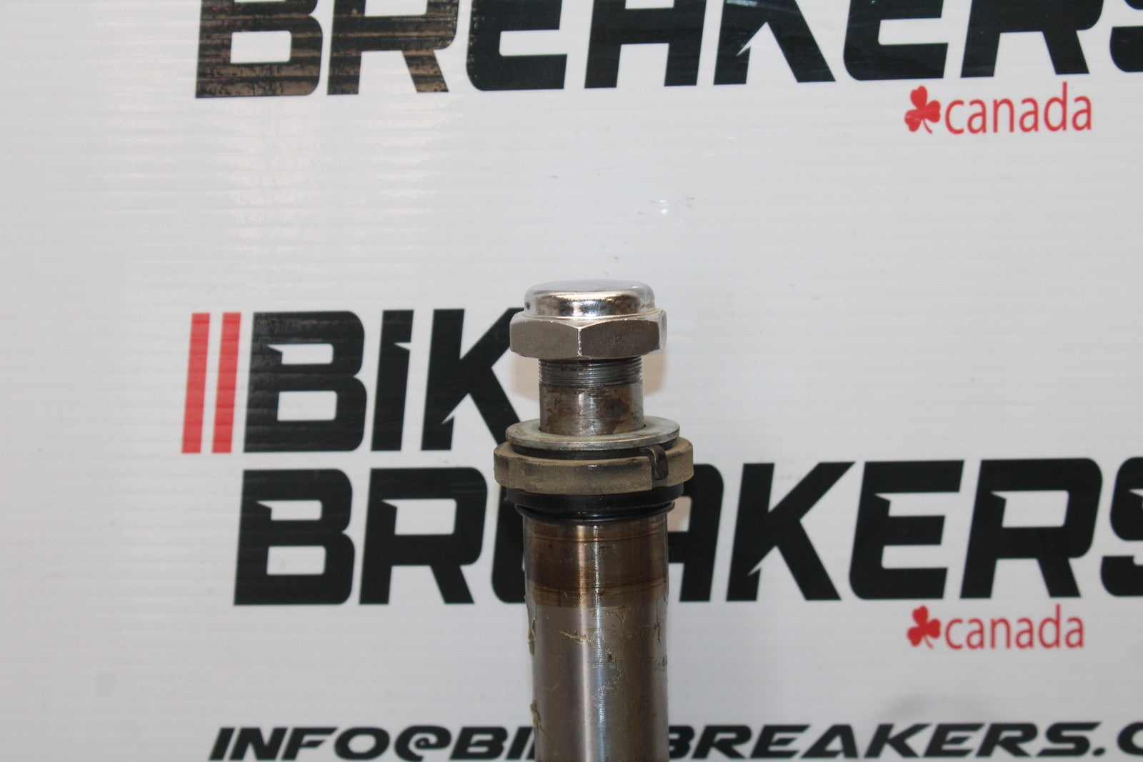 03-08 KAWASAKI VULCAN 1600 FRONT FORKS CLAMP LOWER TRIPLE TREE STEM BB196