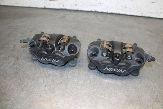 19-23 KAWASAKI NINJA ZX6R RIGHT LEFT FRONT BRAKE CALIPER SET PAIR CALIPERS BB701