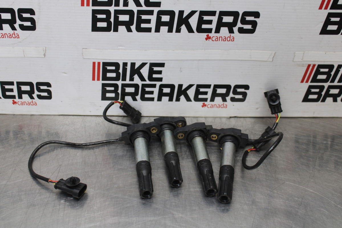15 APRILIA RSV4 FACTORY APRC ABS IGNITION COILS COIL SPARK PLUG CAPS BB901