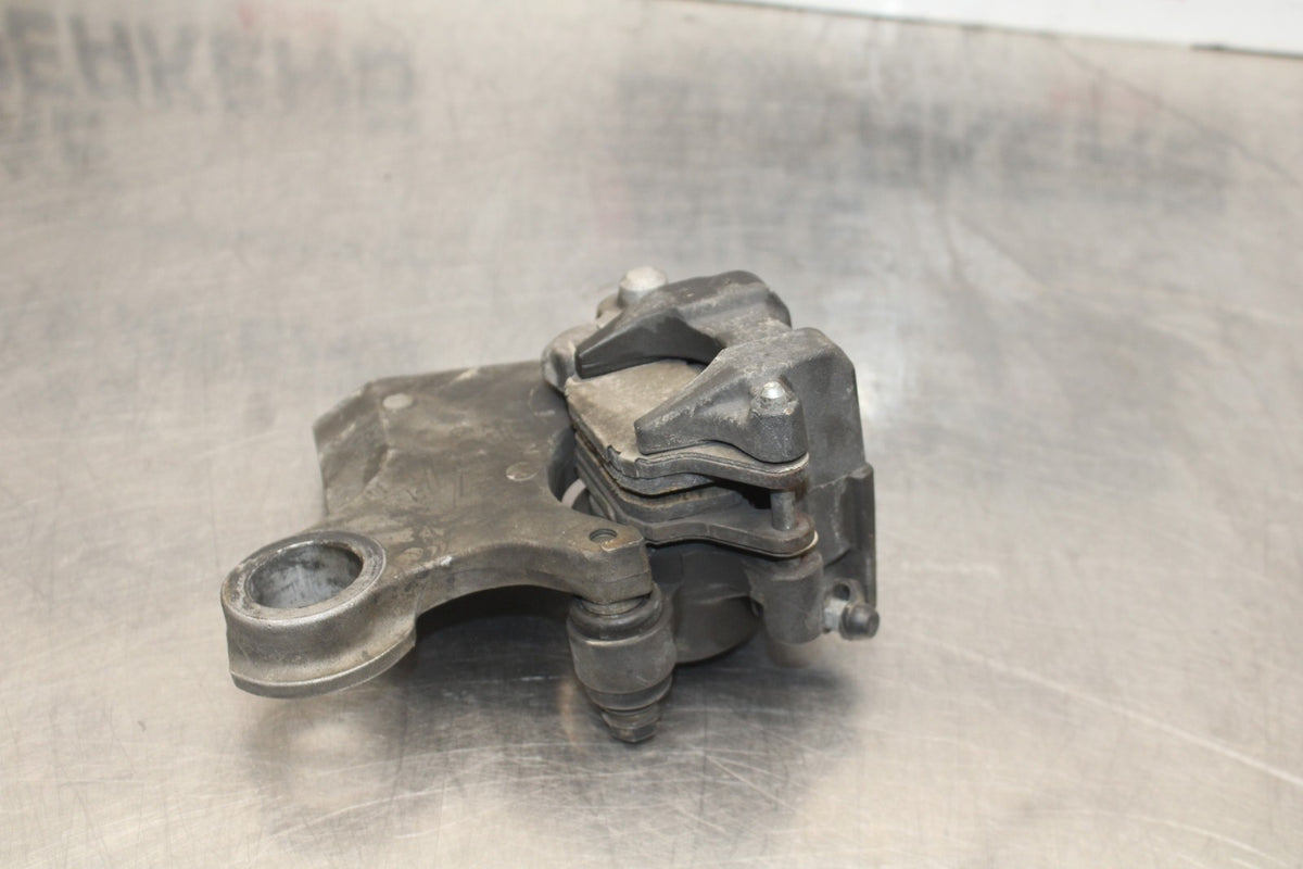 08-16 YAMAHA YZF R6 REAR BACK BRAKE CALIPER W MOUNT BRACKET BB798