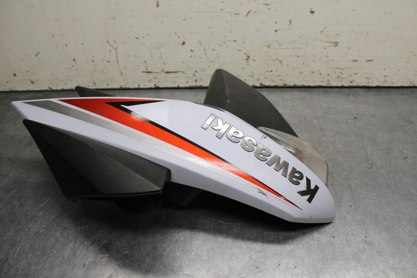 12-13 KAWASAKI Z1000 LEFT FRONT UPPER MID SIDE FAIRING COWL PLASTIC BB743