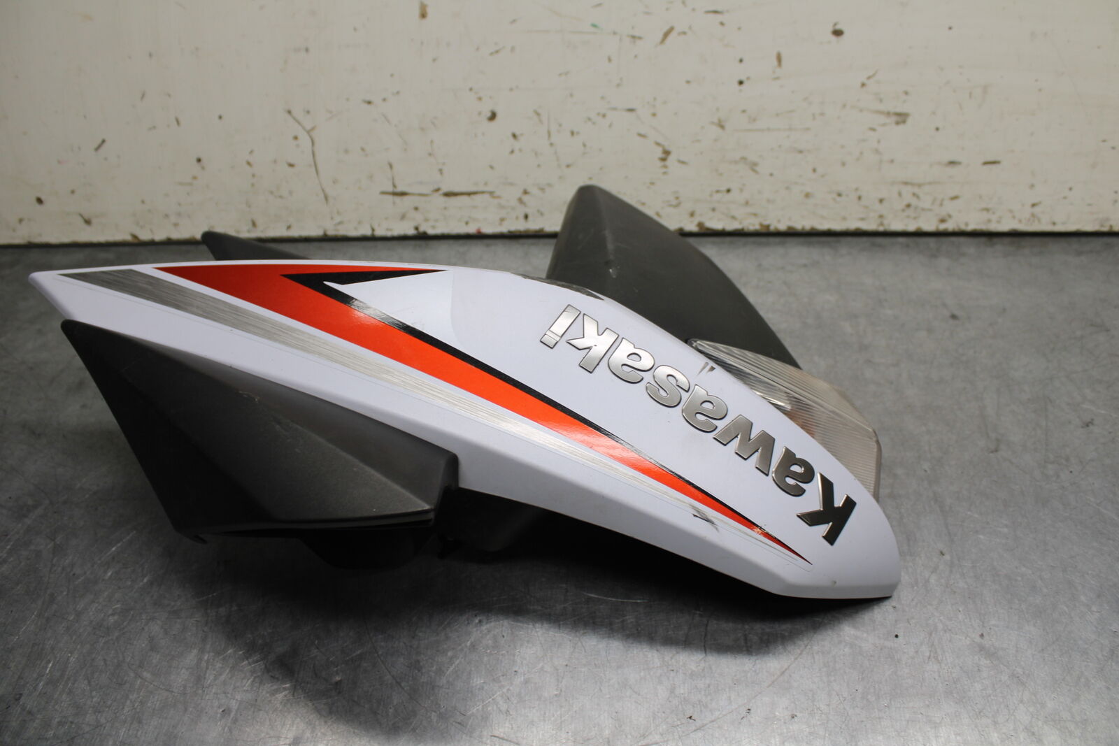 12-13 KAWASAKI Z1000 LEFT FRONT UPPER MID SIDE FAIRING COWL PLASTIC BB743