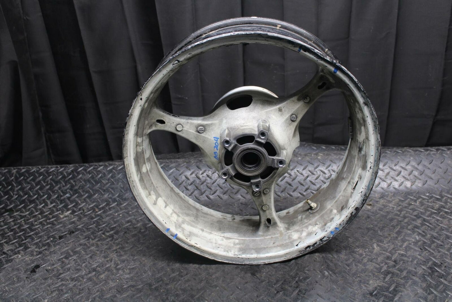 08-09 SUZUKI GSXR600 REAR WHEEL BACK RIM  BB204