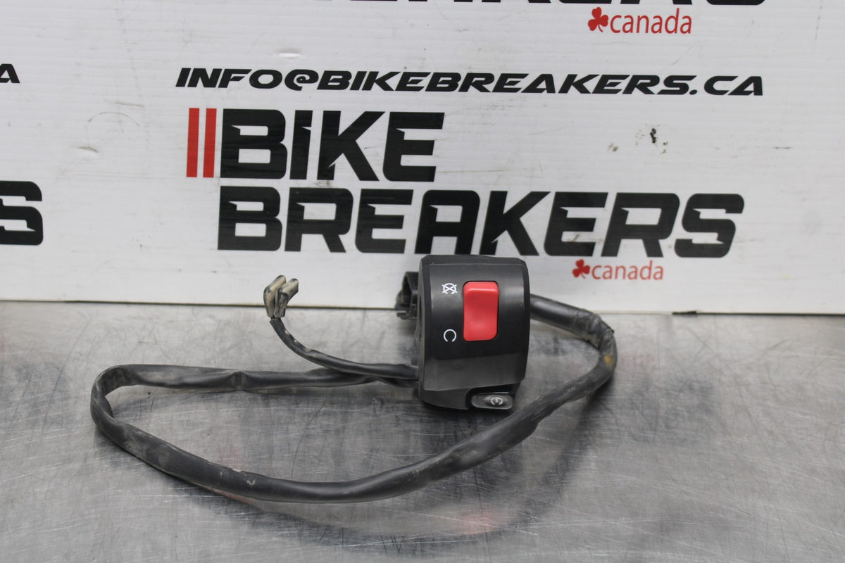 13 KAWASAKI NINJA 650 EX650F ABS RIGHT HANDLE KILL OFF START SWITCH BB828