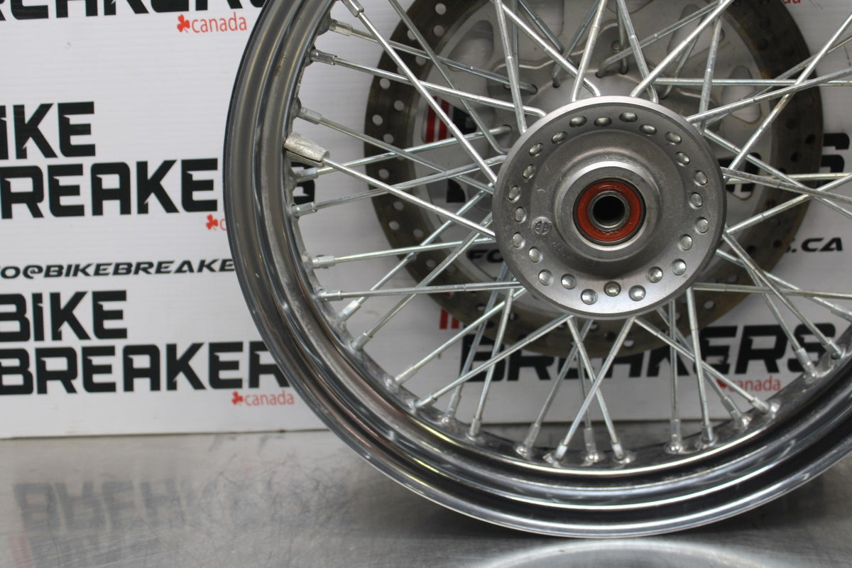 15 SUZUKI BOULEVARD C50 FRONT WHEEL FRONT RIM & ROTOR BB775