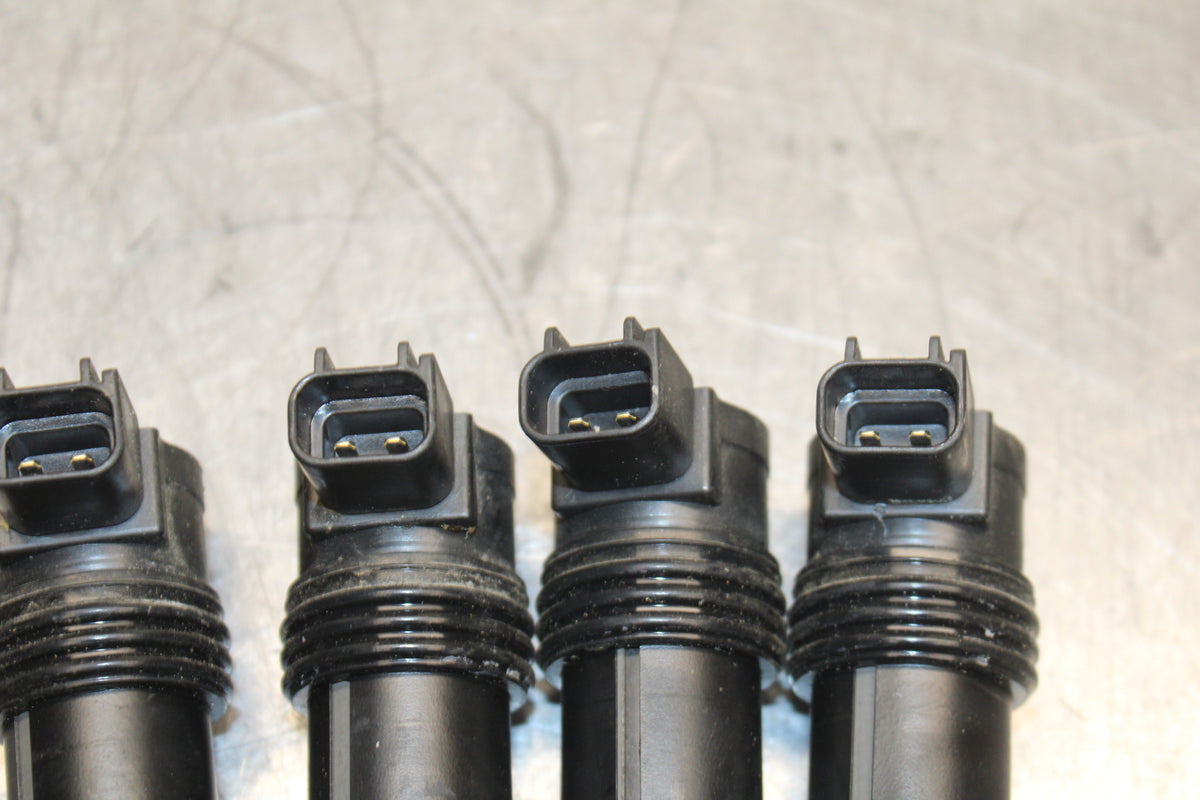 09-12 KAWASAKI NINJA ZX6R IGNITION COILS COIL SPARK PLUG CAPS BB110