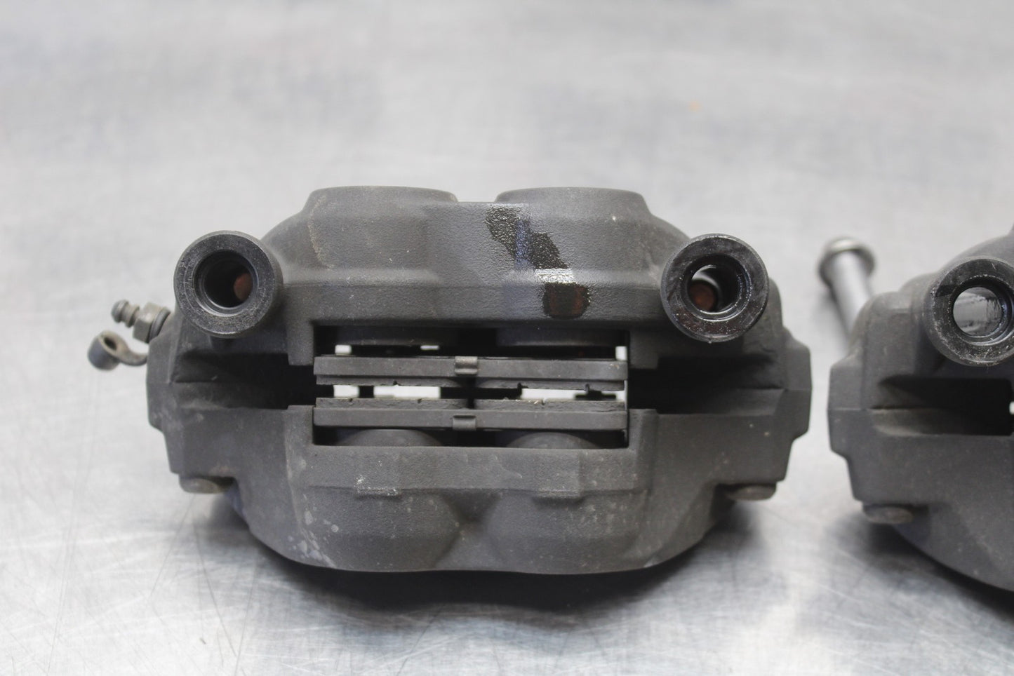 08 KAWASAKI NINJA ZX10R RIGHT LEFT FRONT BRAKE CALIPER SET PAIR CALIPERS BB201