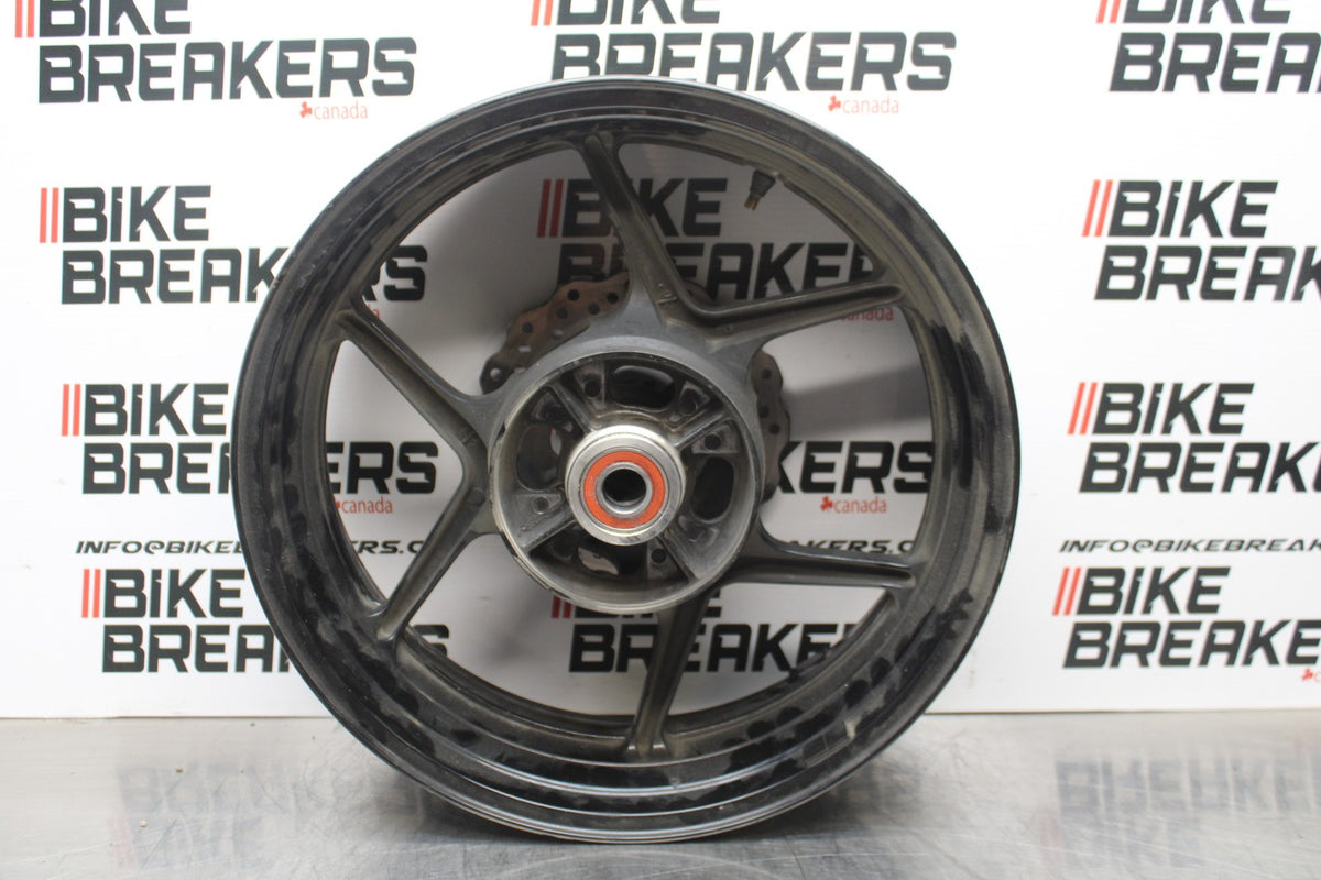 07-08 KAWASAKI NINJA ZX6R REAR WHEEL BACK RIM & ROTOR BB199