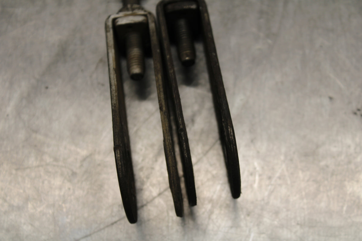 78 SUZUKI GS550E SWINGARM CHAIN TENSIONER ADJUSTMENT BRACKETS  BB133