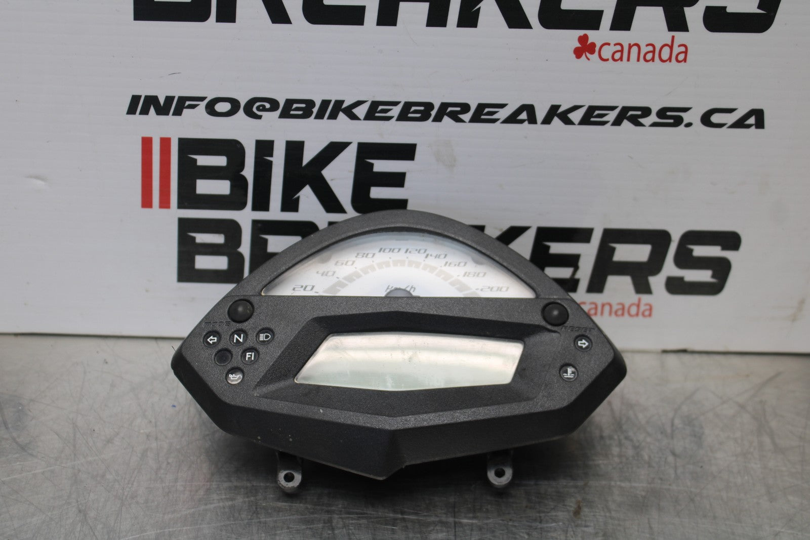 09-10 KAWASAKI ER-6N SPEEDO GAUGES DISPLAY CLUSTER SPEEDOMETER TACHOMETER BB205